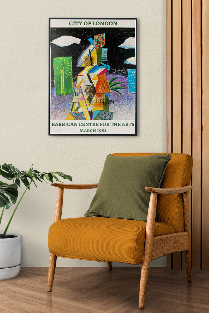 David Hockney - Barbican Exhibition Poster