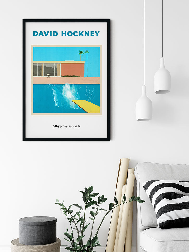 David Hockney - A Bigger Splash Poster
