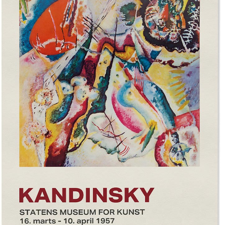 Wassily Kandinsky Art Exhibition Poster