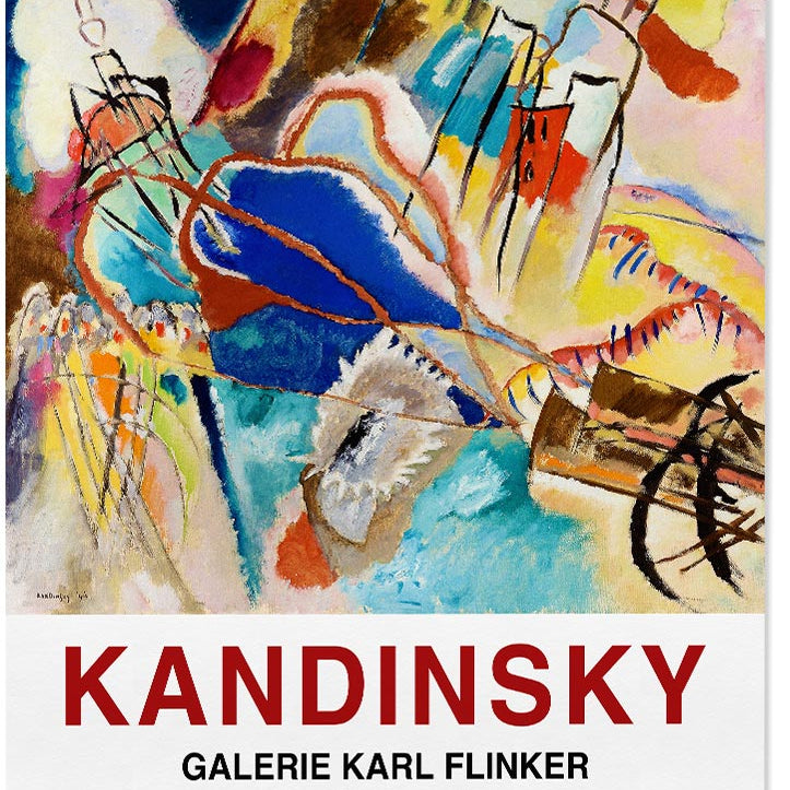 Kandinsky Exhibition Poster - Improvisation 30