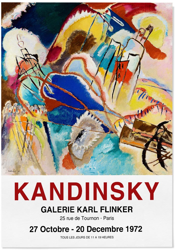 Kandinsky Exhibition Poster - Improvisation 30