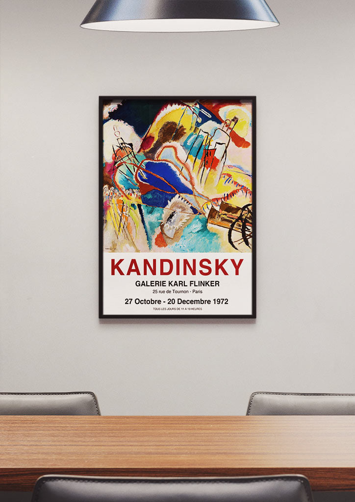 Kandinsky Exhibition Poster | Mid-Century Modern Wall Art – Posterist