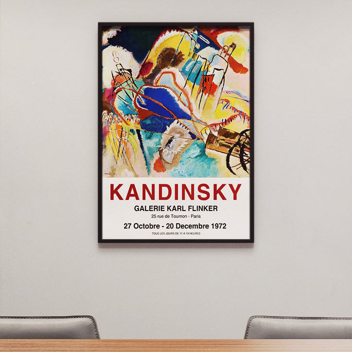 Kandinsky Exhibition Poster - Improvisation 30
