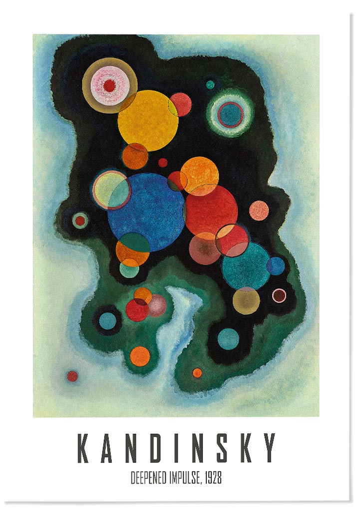 Kandinsky Art Print - Deepened Impulse