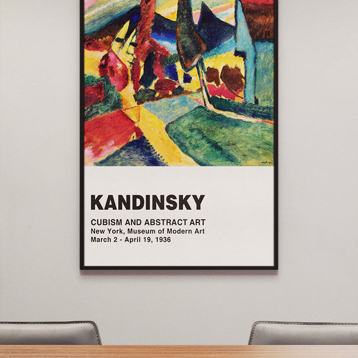 Kandinsky - Landscape With Two Poplars