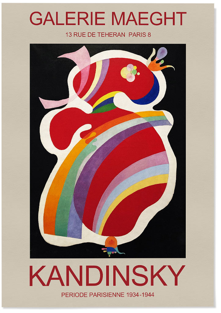 Wassily Kandinsky The Red Form modern art print
