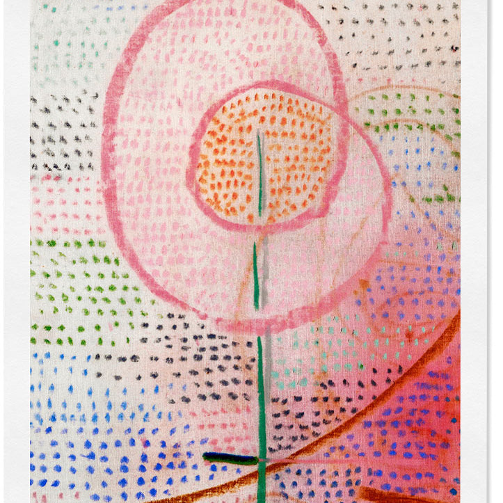 Paul Klee Print,  Blossoming, abstract floral art print