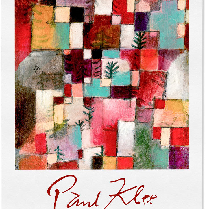 Paul Klee Abstract Landscape Painting