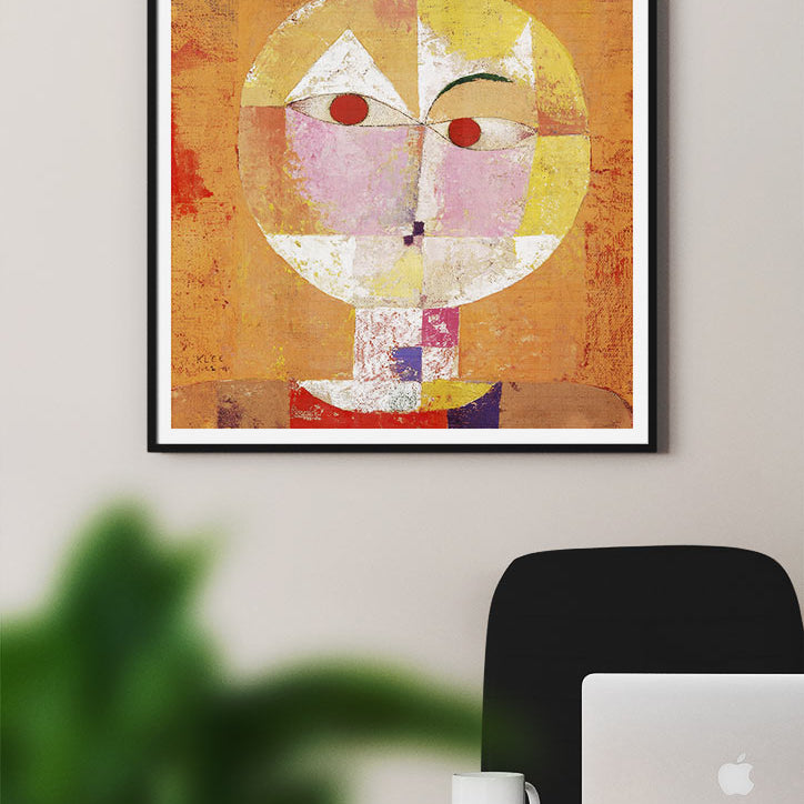 Paul Klee's Senecio - Square Art Print