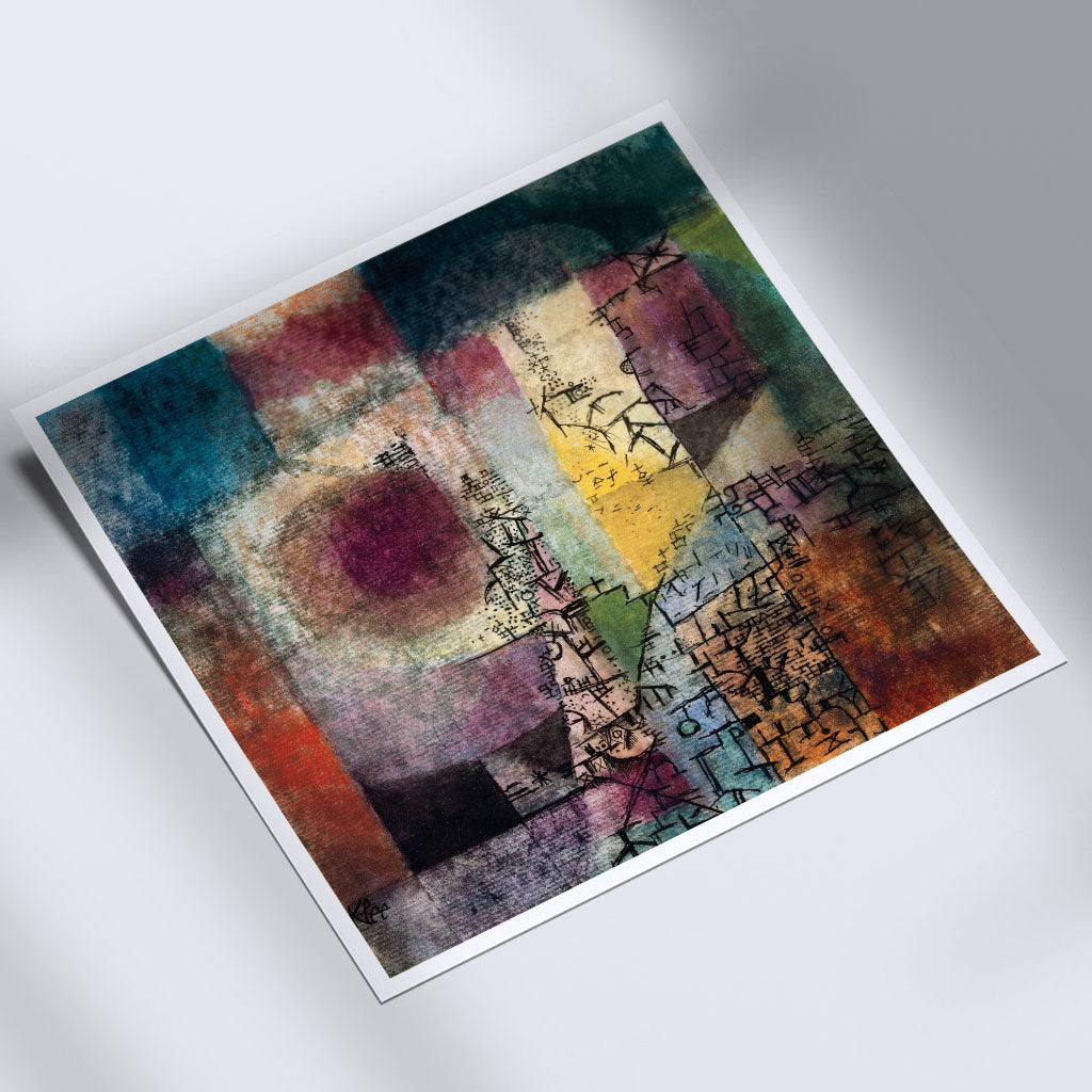 Paul Klee 'Untitled' Square Art Print