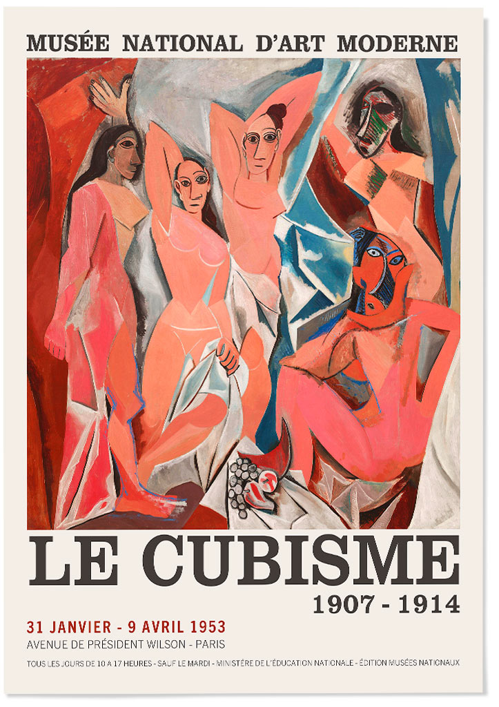 Picasso Exhibition Poster - Le Cubisme