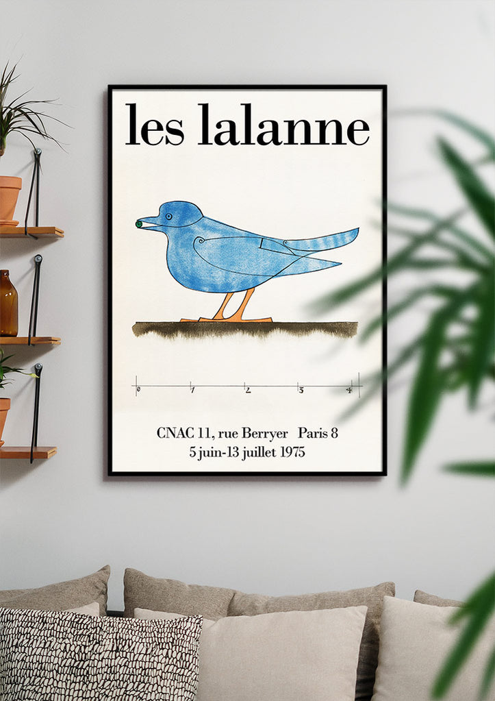 Les Lalanne Blue Bird Poster