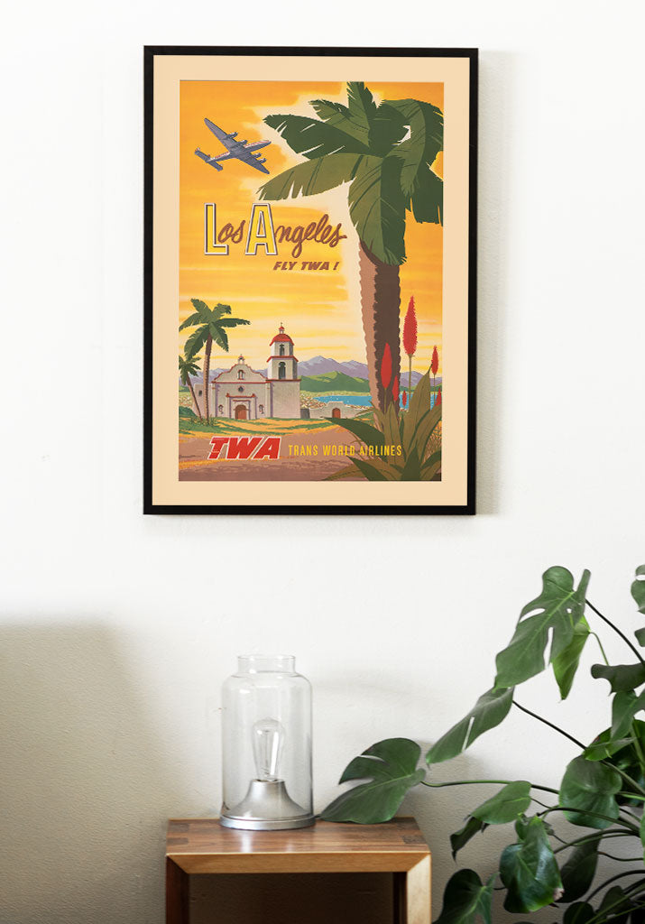 Los Angeles Vintage Travel Poster