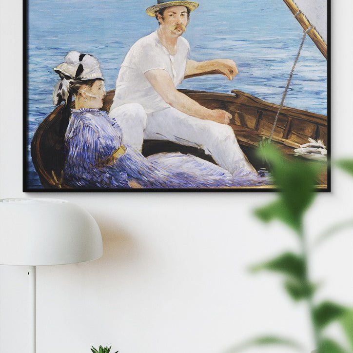 Édouard Manet Art Print - Boating