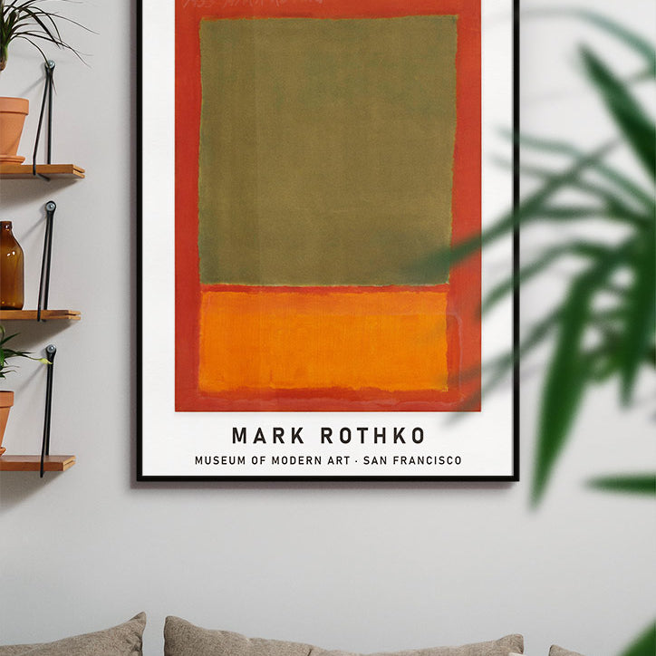 Mark Rothko Art Poster - Untitled (1955)