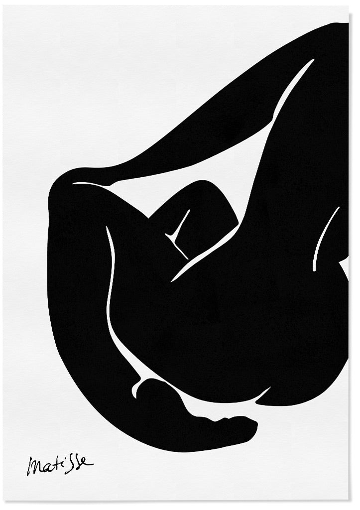 Henri Matisse set of two cut-out style art prints. 
