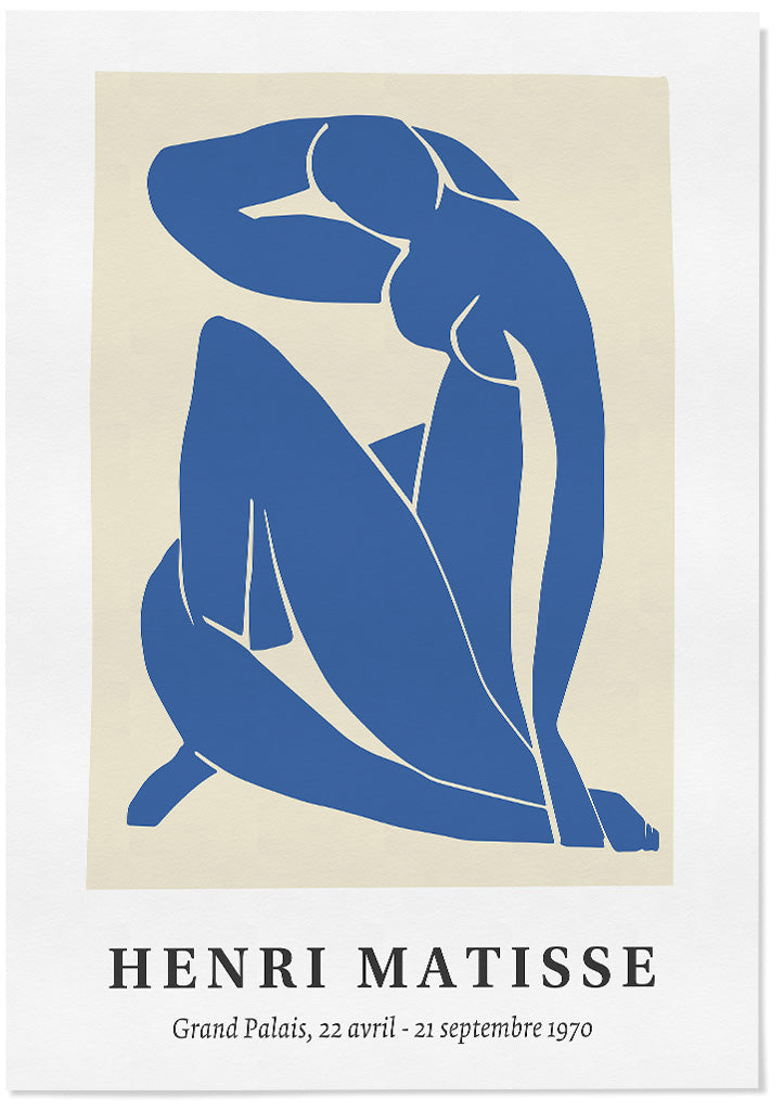 Henri Matisse Cut-Out Print - Blue Nude