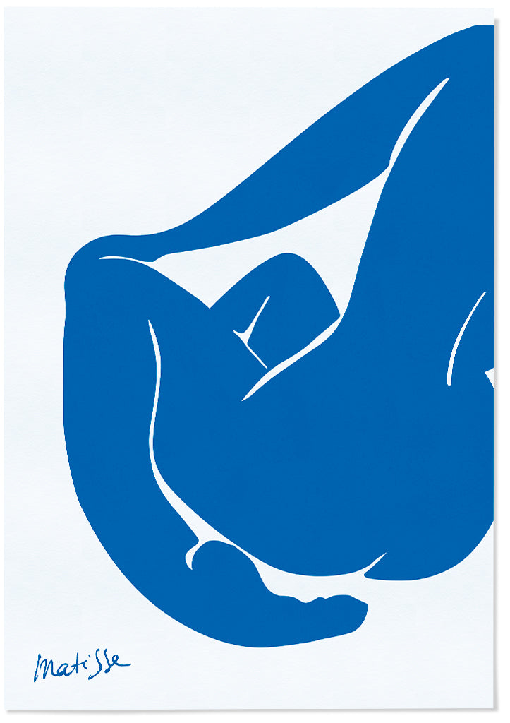 Henri Matisse Cut-Out Print - Blue Nude with Signature