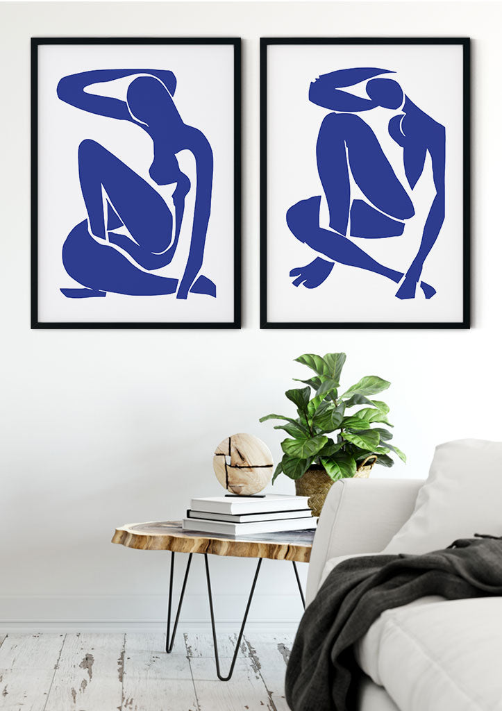 Matisse Art Print Set - Blue Nudes pt.2