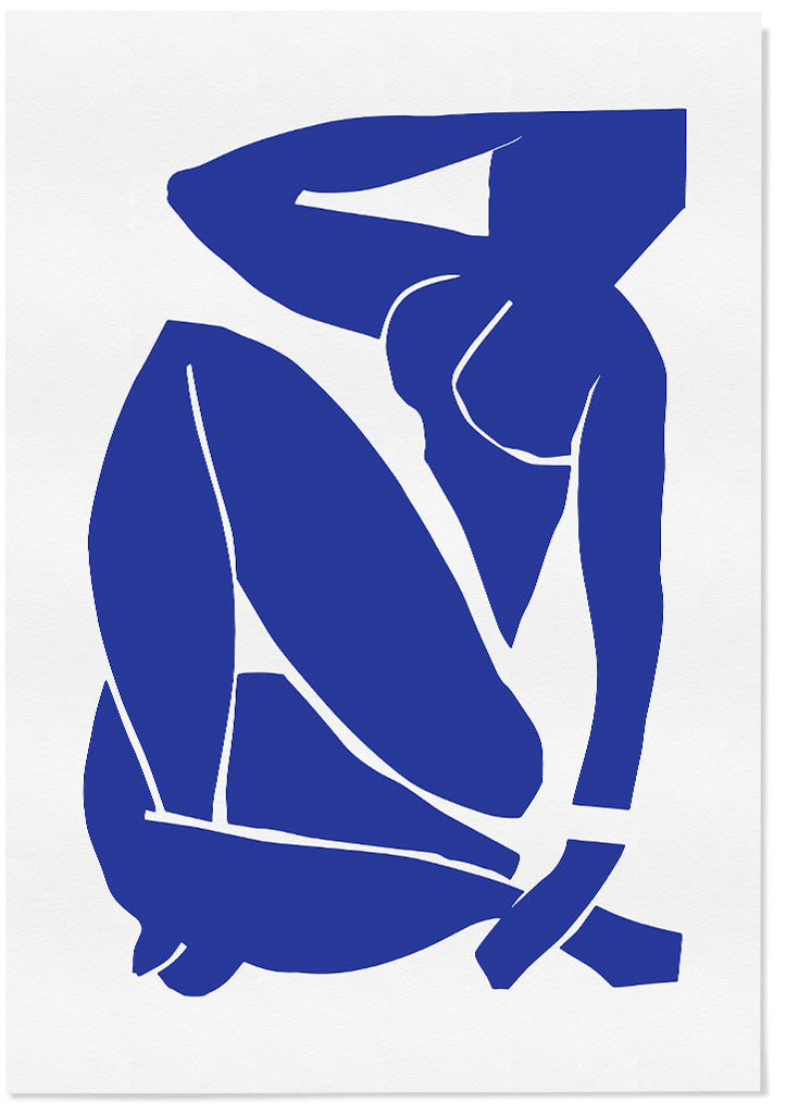 Henri Matisse Cut Out Art Print Set - Blue Nude