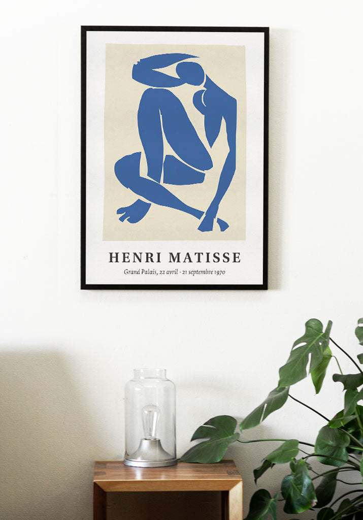 Henri Matisse Cut-Out Exhibition Poster - Blue Nude