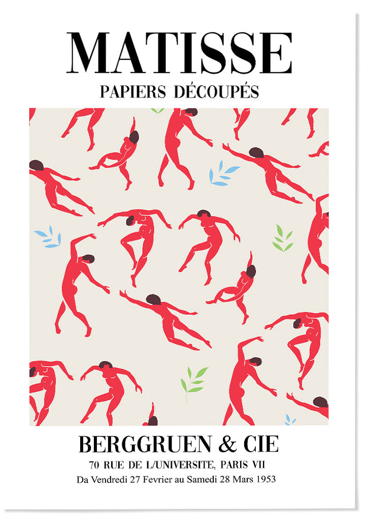 Henri Matisse - Papiers Découpés Exhibition Poster (The Dance)