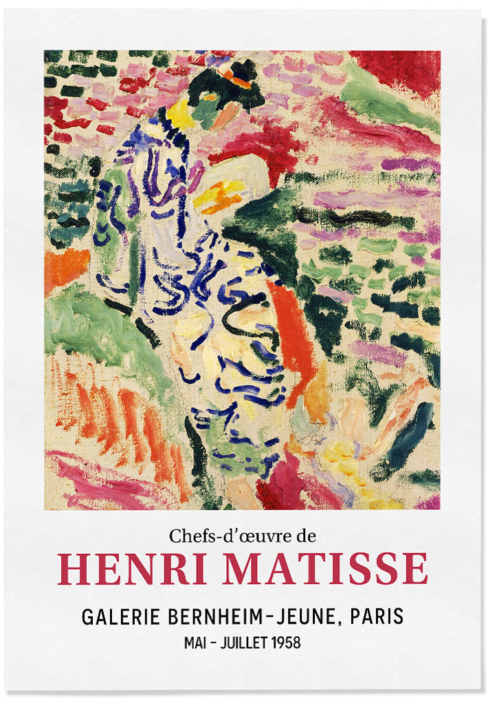Henri Matisse Exhibition Poster - La Japonaise