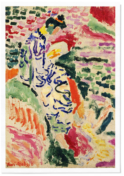 Henri Matisse、JEUNE FEMME、海外版超希少レゾネ、新品額付 Henri Matisse Art Print - La Japonaise: Woman beside the Water