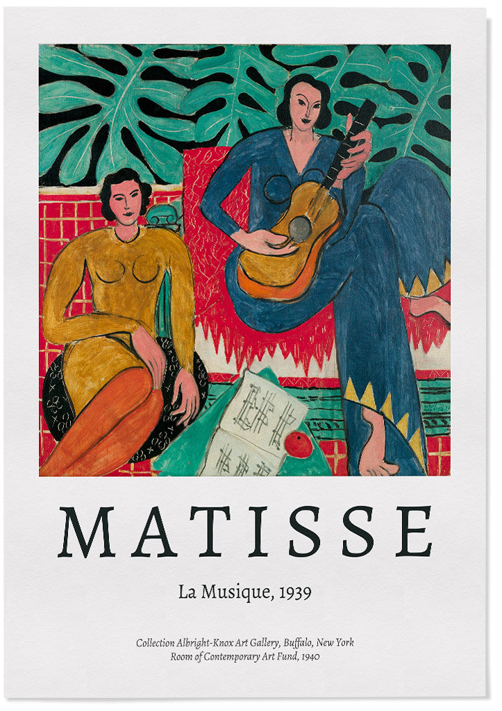 Henri Matisse Print - The Musique
