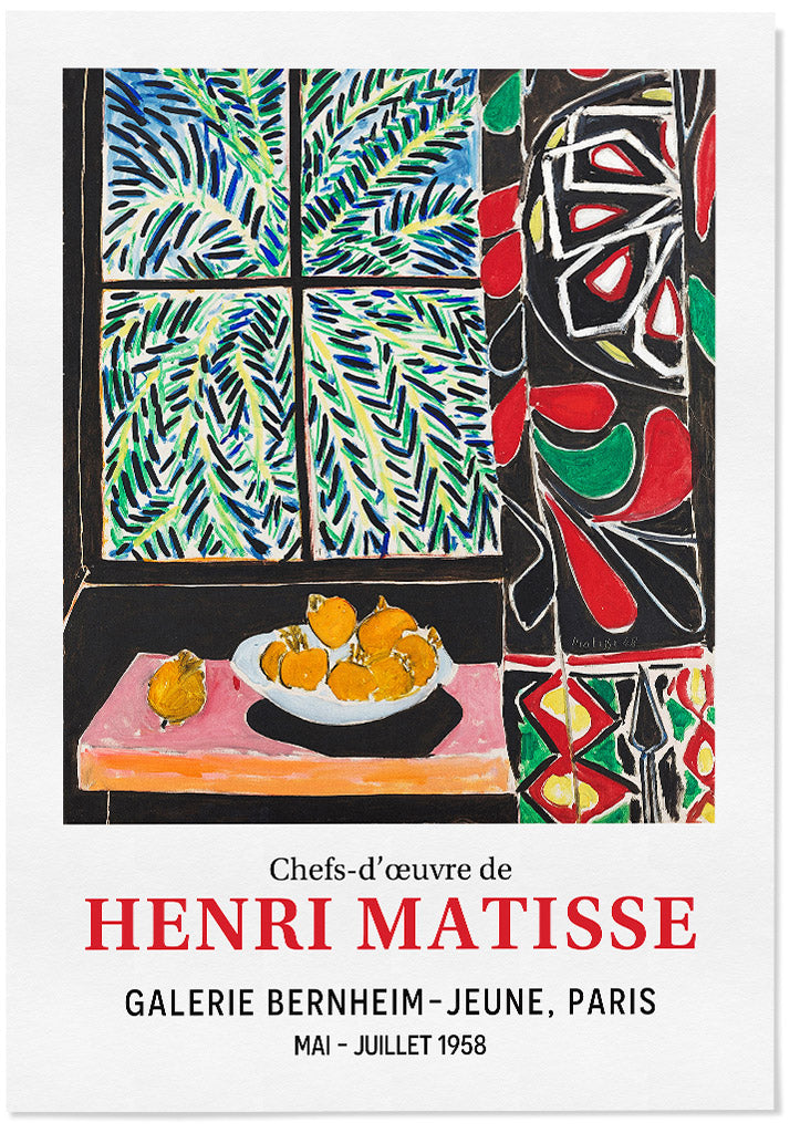 Henri Matisse Still Life with Lemons - Exhibition Poster