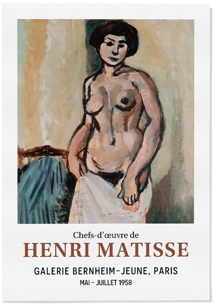 Henri Matisse Exhibition Poster - Nude (Study)