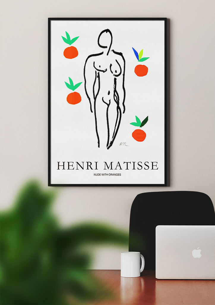 Henri Matisse Print - Nude with Oranges