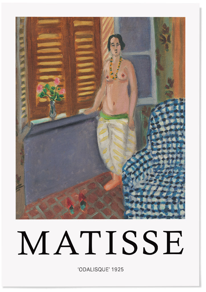 Henri Matisse Exhibition Poster - Odalisque