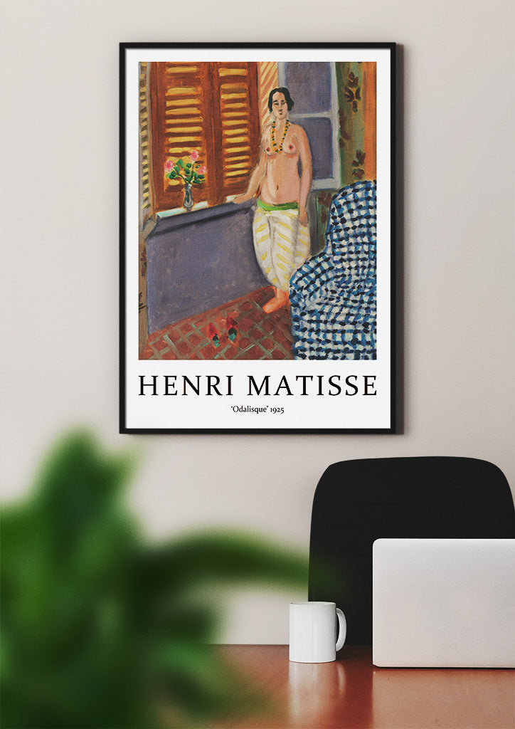 Henri Matisse Art Print - Odalisque