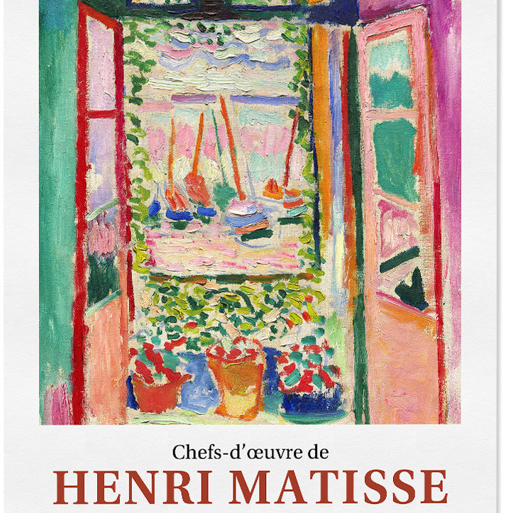 Open Window at Collioure by Henri Matisse Art Poster