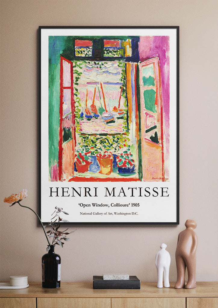 Henri Matisse 'The Open Window' Art Print