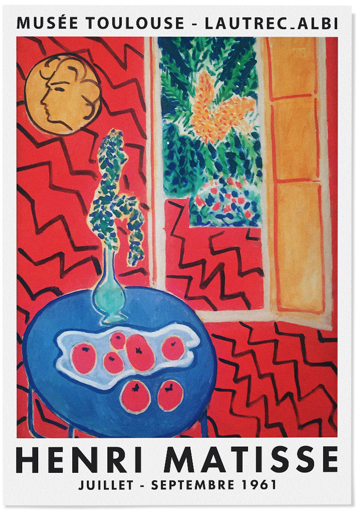Henri Matisse Still Life - French Exhibition Poster