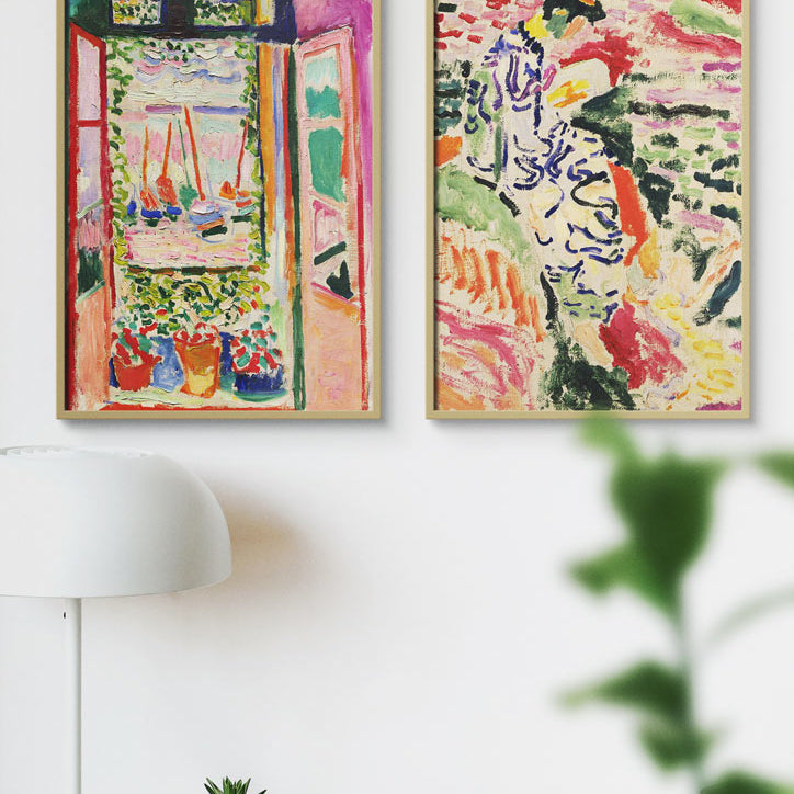 Henri Matisse Art Print Set - Open Window & La Japonaise