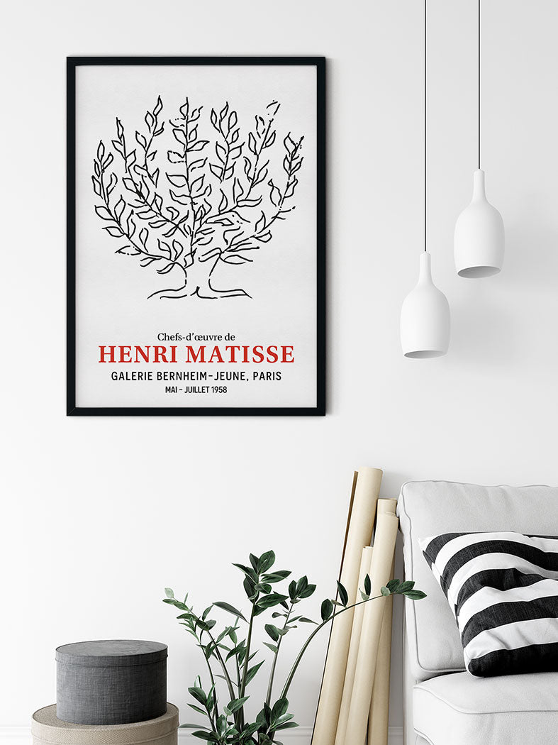 Henri Matisse Art Print - Tree Drawing