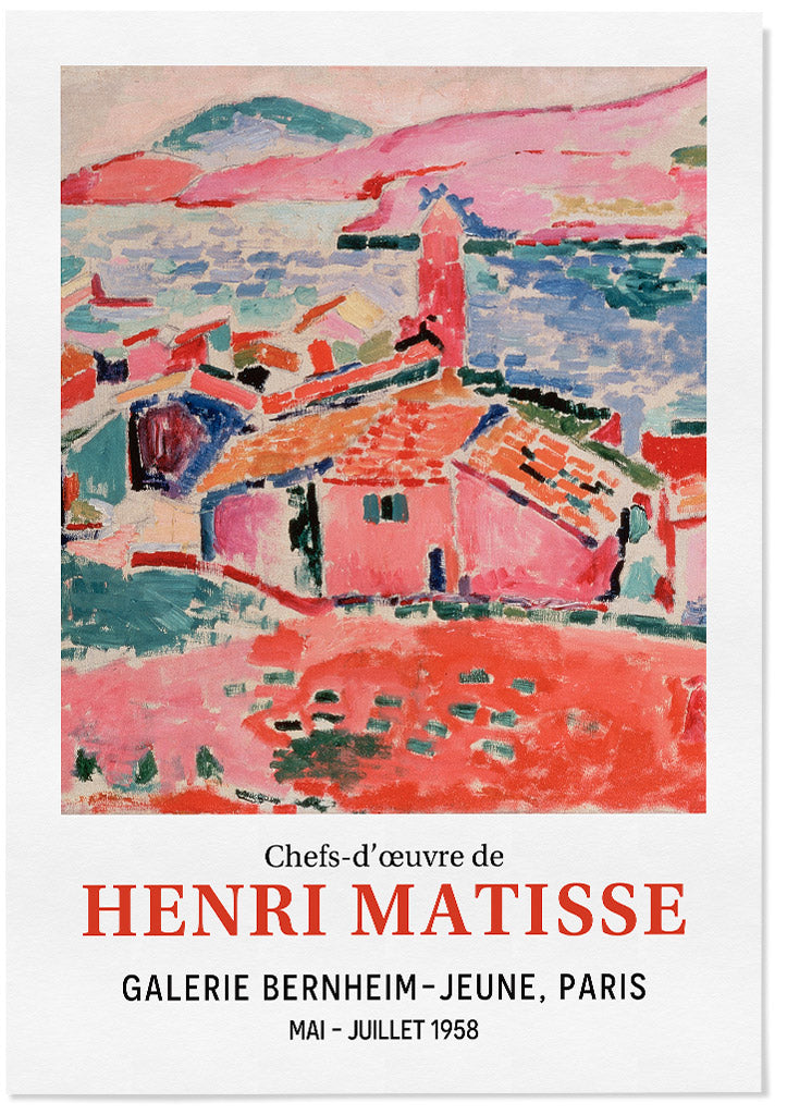 Henri Matisse View of Collioure Print | Exhibition Poster – Posterist