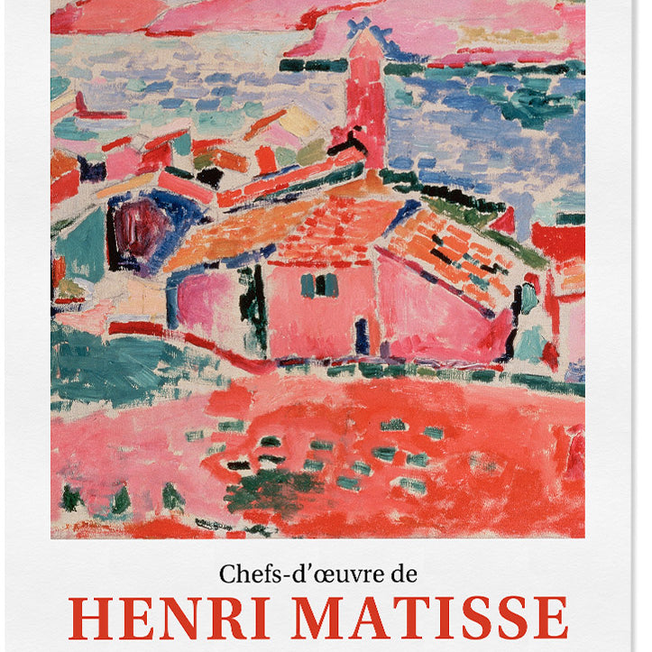 Matisse View of Collioure art print, exhibition poster