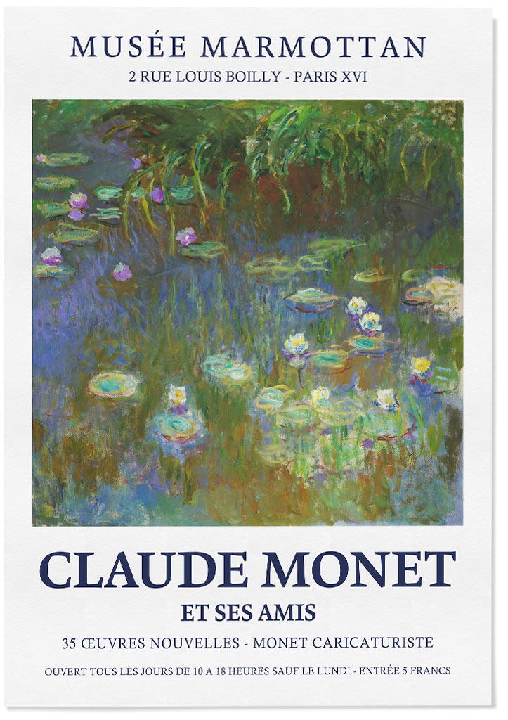  Claude Monet - Water Lilies Art Print 