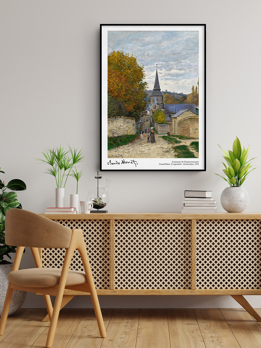  Claude Monet Wall Art - Street in Sainte-Adresse