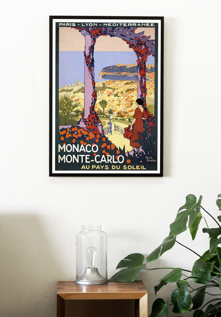 Vintage Travel Poster of Monaco, Monte-Carlo
