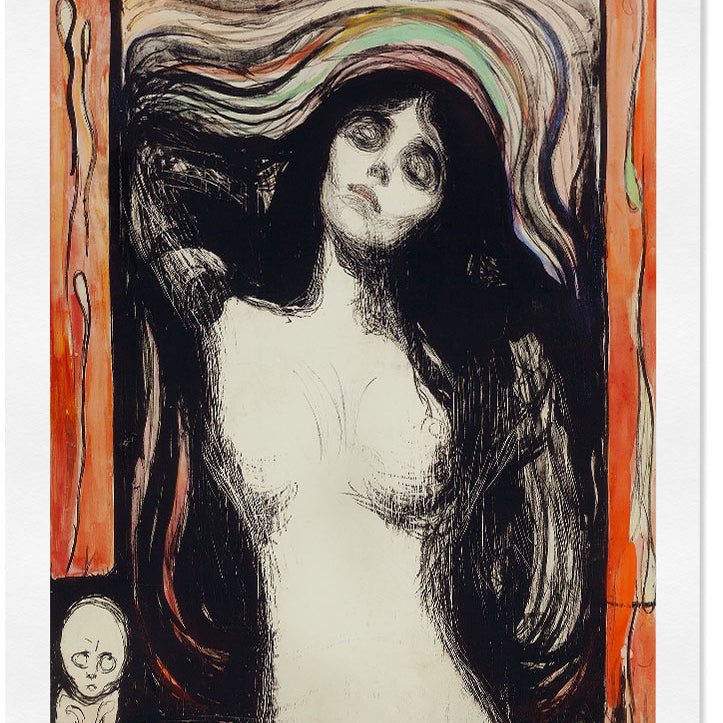 Edvard Munch Art Print - Madonna
