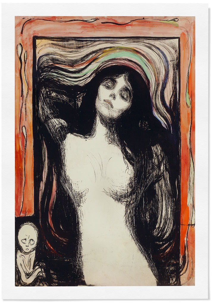 Edvard Munch Art Print - Madonna