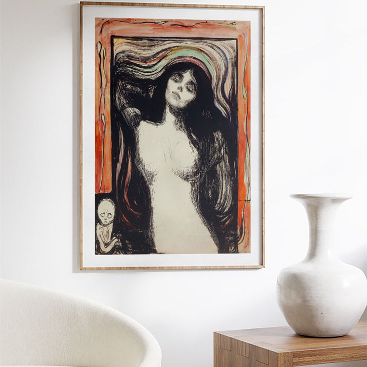 Edvard Munch Art Print - Madonna
