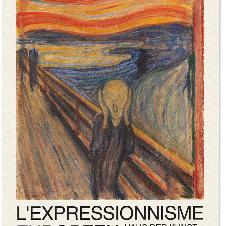 Edvard Munch Exhibition Poster - The Scream