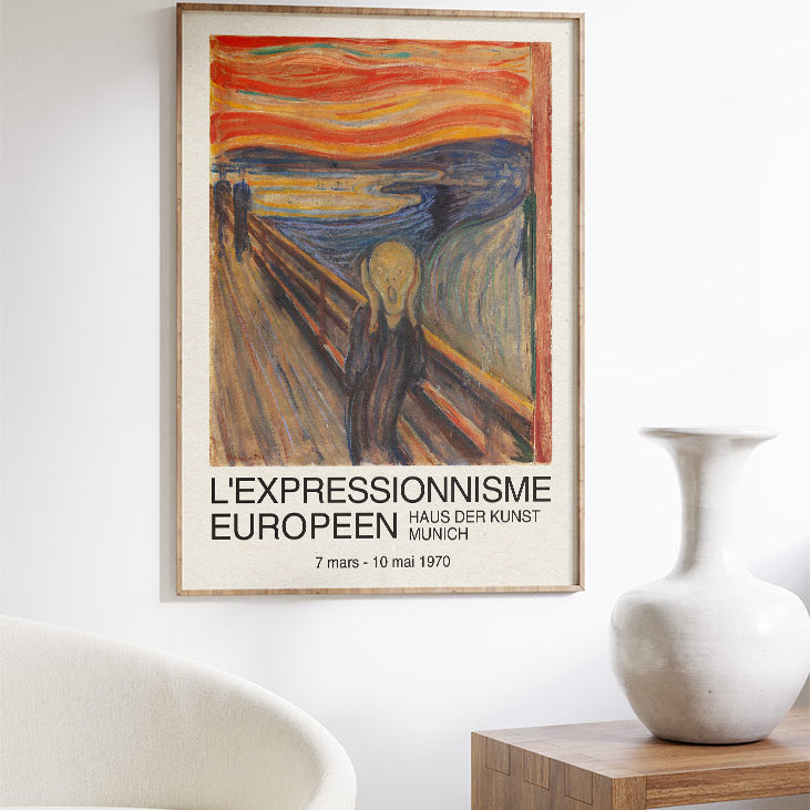 Edvard Munch Exhibition Poster - The Scream