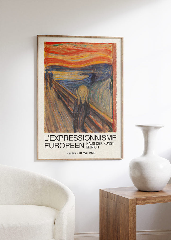 Edvard Munch Exhibition Poster - The Scream